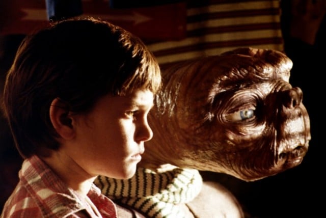 Henry Thomas stars in a scene from E.T.