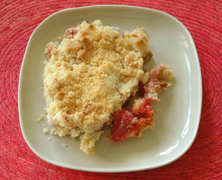 Strawberry cobbler