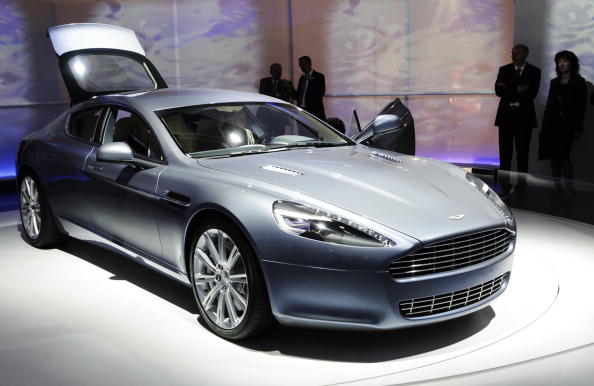 The Aston Martin Rapide car is presented