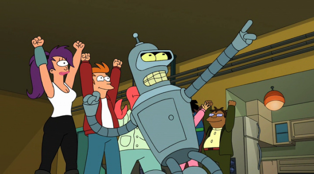 Scene from Futurama.