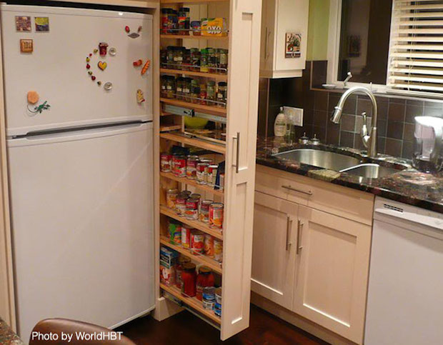 Maximize Storage with A Pullout Pantry