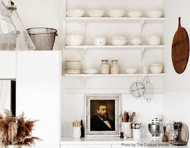 Reduce Visual Weight with Open Shelving