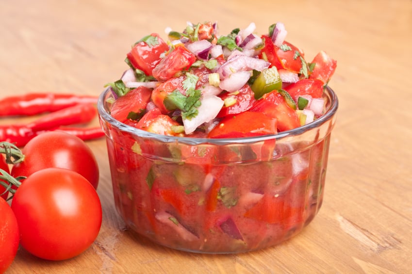 Fresh tomato salsa