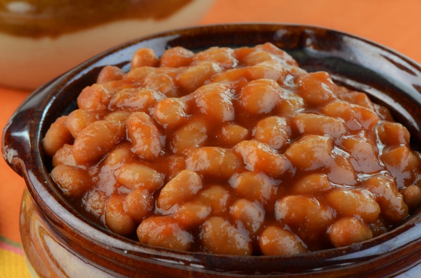 Root beer baked beans