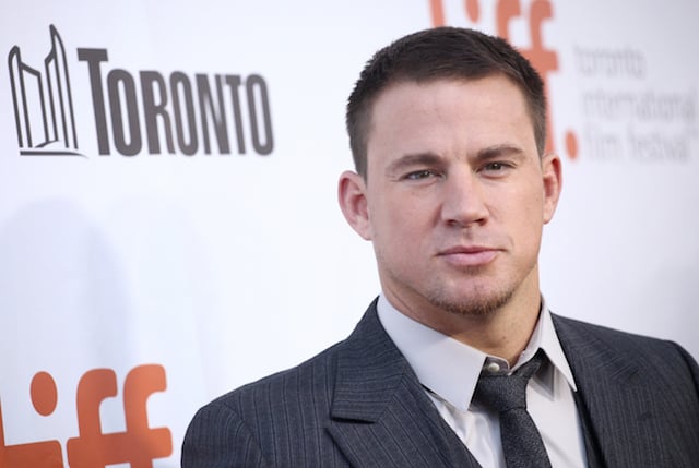 Channing Tatum poses for cameras at the red carpet for the Toronto International Film Festival