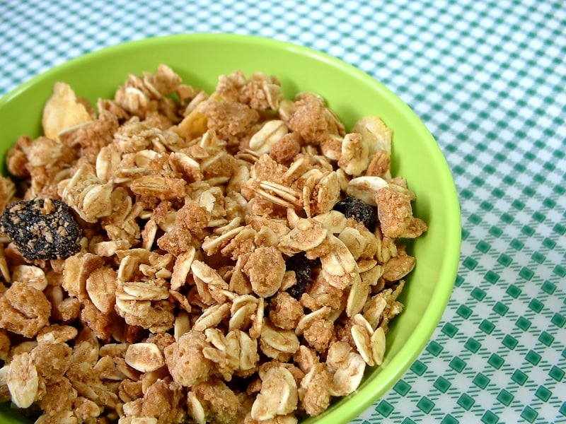 bowl of granola