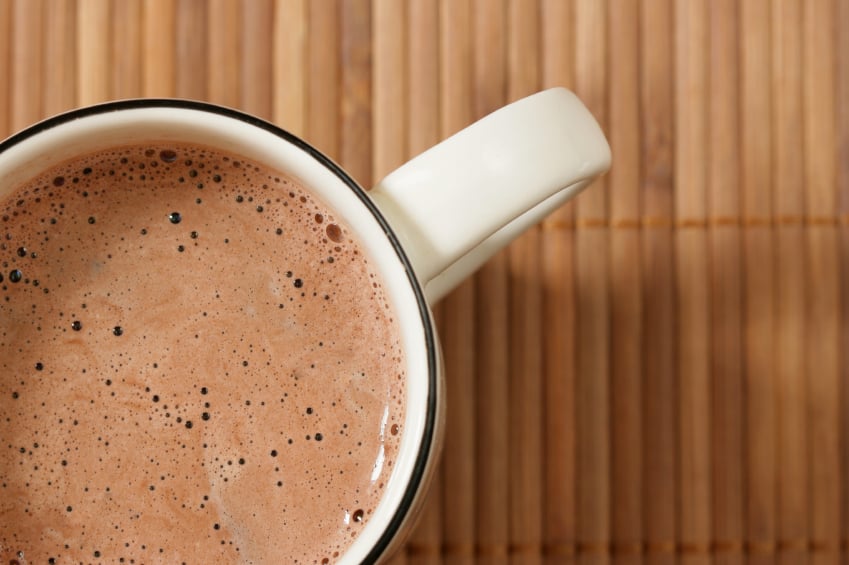 spiked hot chocolate