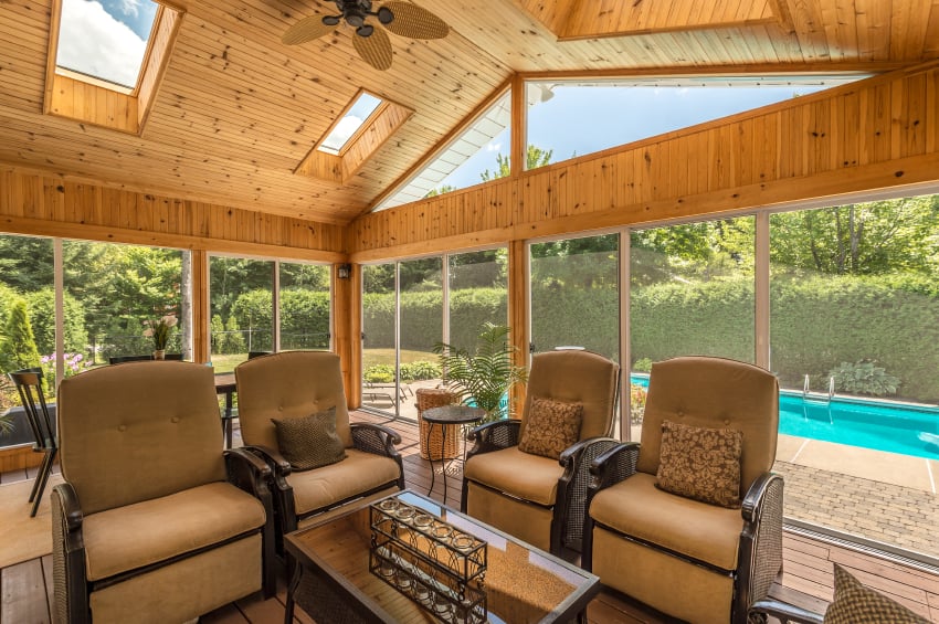 enclosed patio