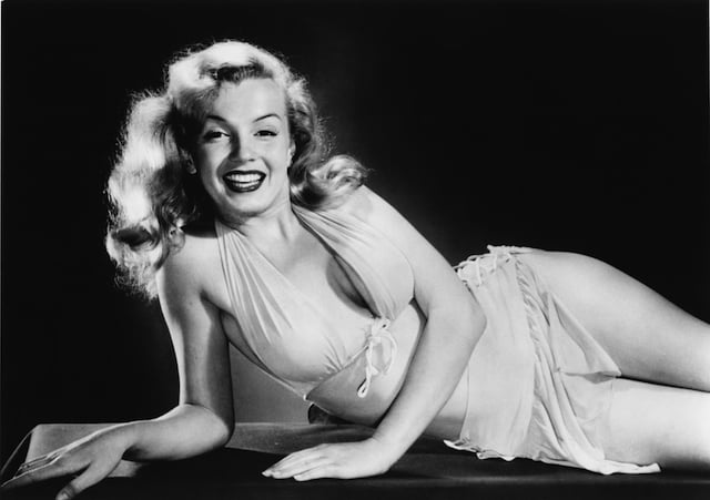 Photo of Marilyn Monroe in a swimsuit