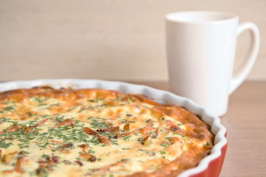 Make French recipes with this French quiche lorraine 