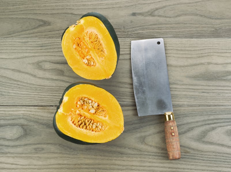 Acorn squash with mushrooms