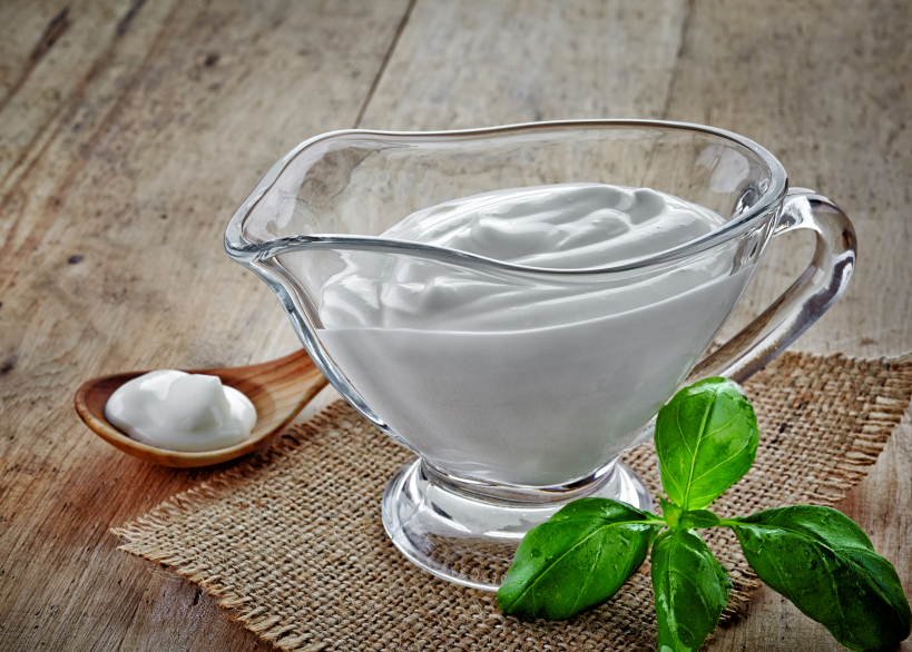 Dish of plain yogurt | Source: iStock