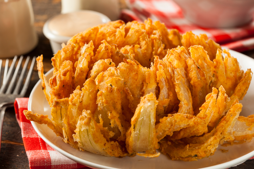 blooming onion appetizer