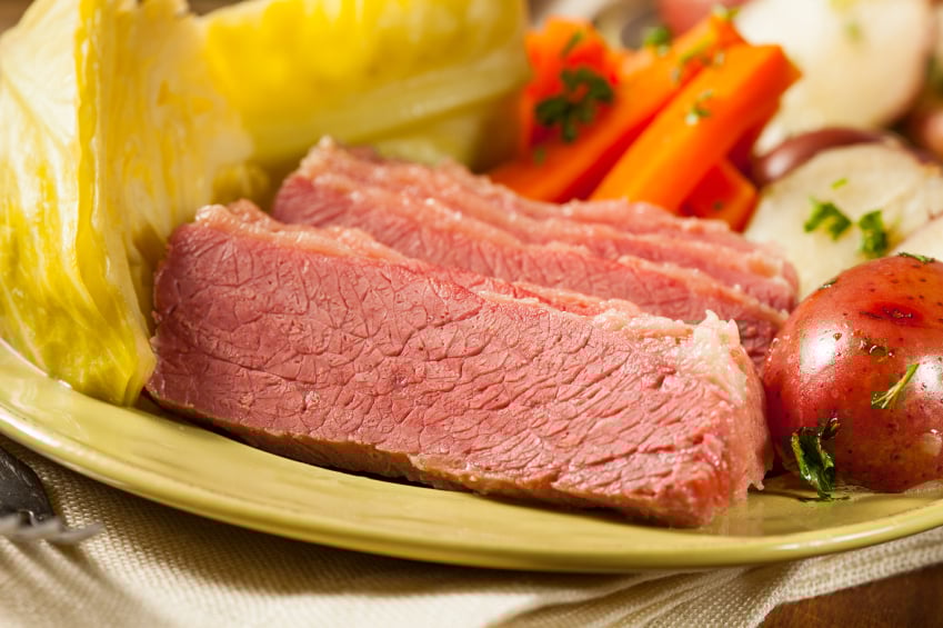 Homemade Corned Beef and Cabbage