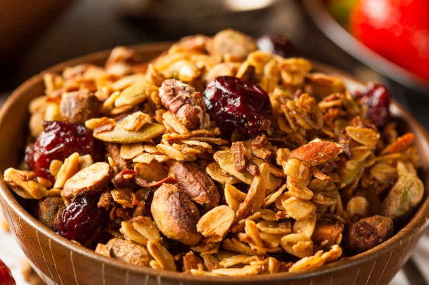 Healthy Homemade Granola with Nuts