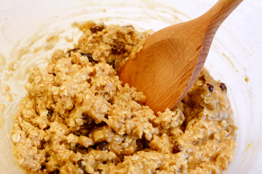 Oatmeal cookie batter