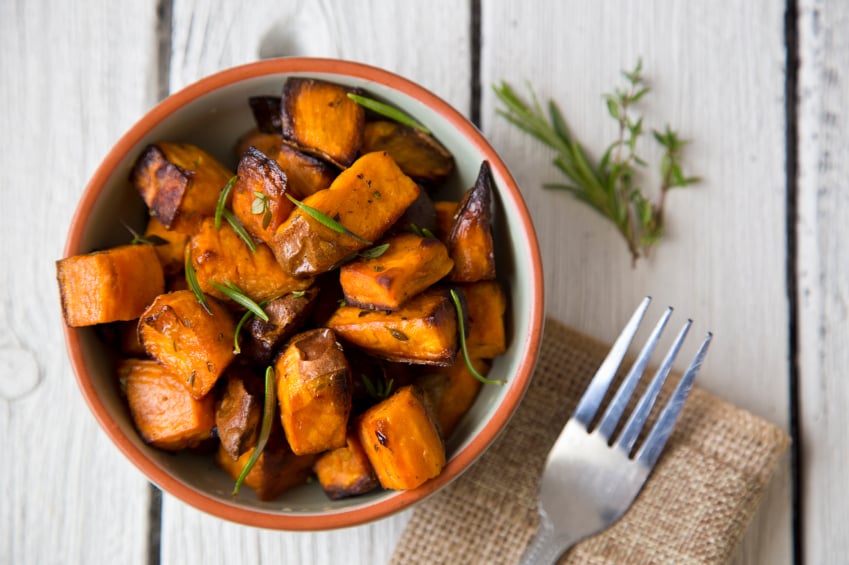 Oven Roasted Sweet Potatoes