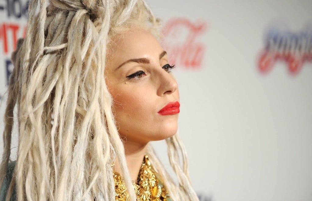 Lady Gaga on the red carpet