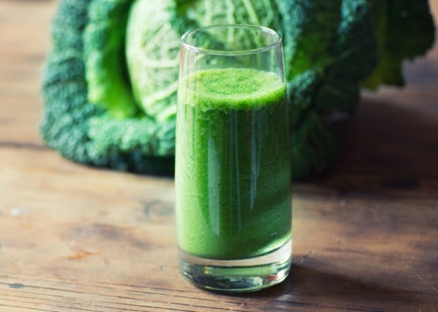 Green kale smoothie