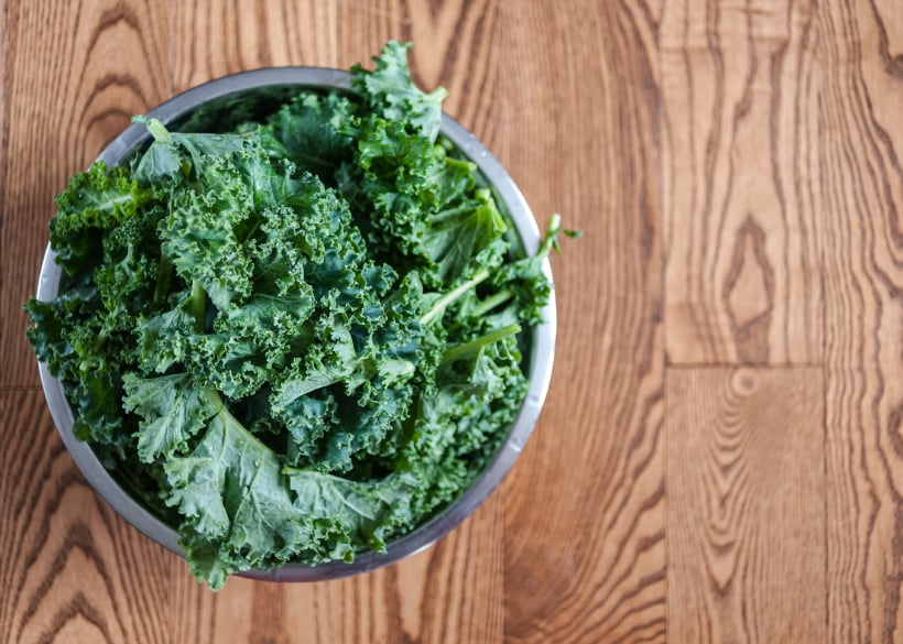kale in a bowl