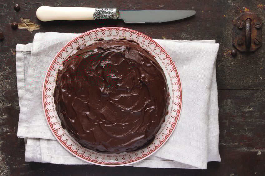 Chocolate ginger pie