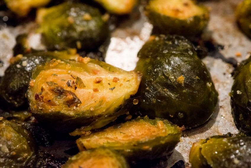 Oven Roasted Brussels Sprouts