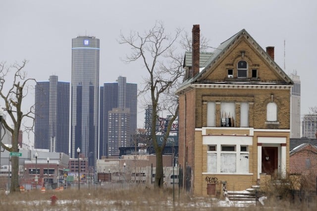 Run-down house in Detroit
