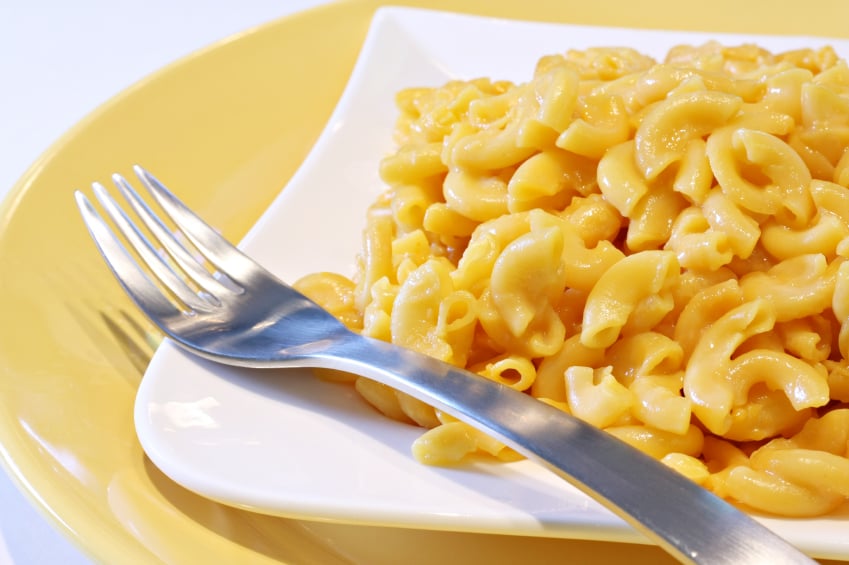 Macaroni and cheese, pasta