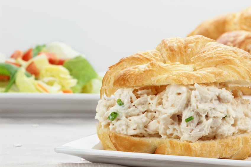 Chicken Salad Croissant Sandwich