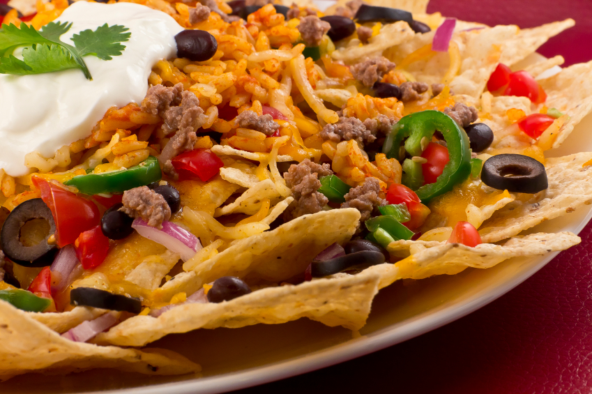 Beef nachos are easy to make using a Crock-pot 