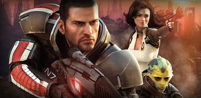 Commander Shepherd and his crew launch into battle.