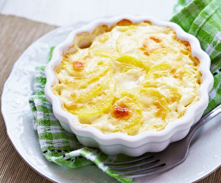 casserole with cheese