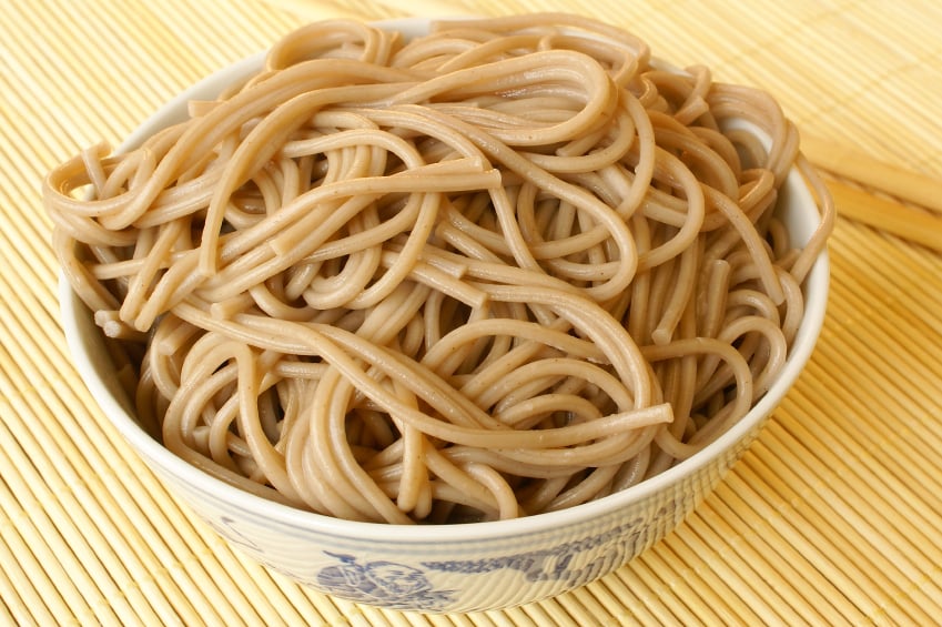 soba noodles, pasta