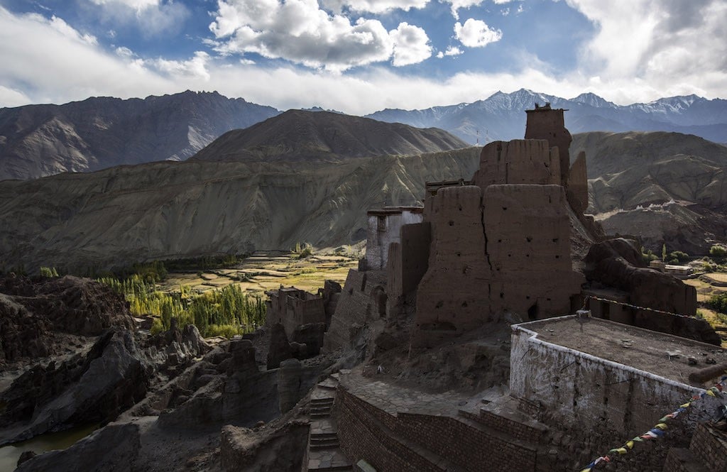 The Basgo Monastery, a world Heritage site on October 4, 2012 near to Leh in Ladakh, India. Ladakh, nestled between the Kunlun mountain range in the north and the main Great Himalayas to the south, was once an ancient Buddhist Kingdom and for over half a century now, a strategic military outpost for India. Ladakh, sharing borders with both China and Pakistan, has seen an increase in tourism over the last few years, an alternative to Nepali Himalayan treks. (Photo by Daniel Berehulak/Getty Images)