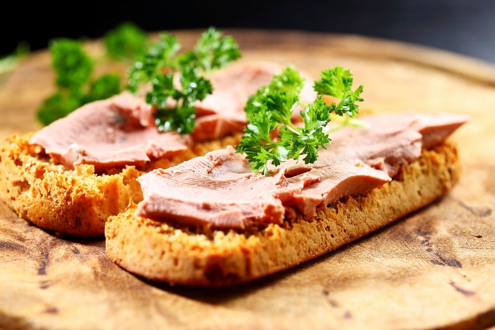 Liver on bread