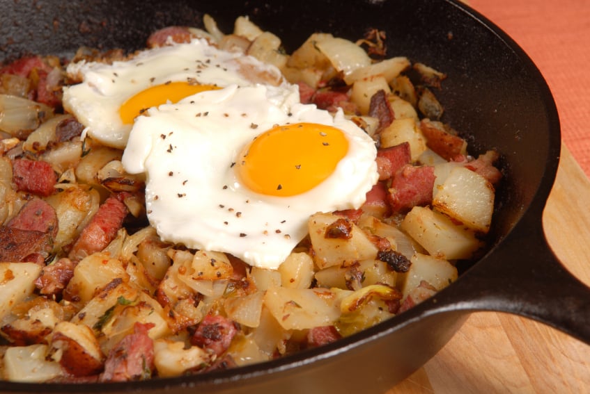 hash in a skillet