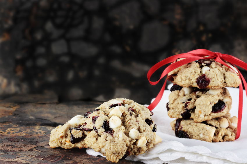 Cranberry and White Chocolate Chip Cookies