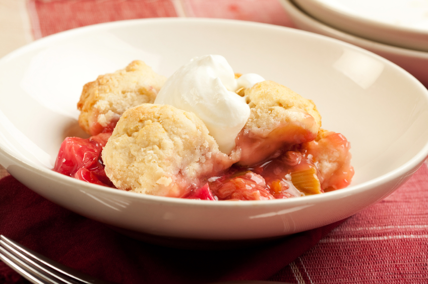 Roasted rhubarb