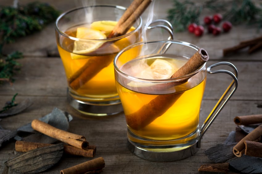 Hot toddy cocktail