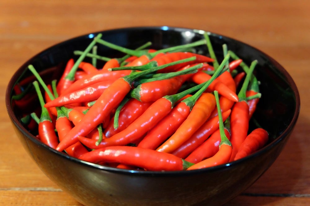 Thai chiles, peppers