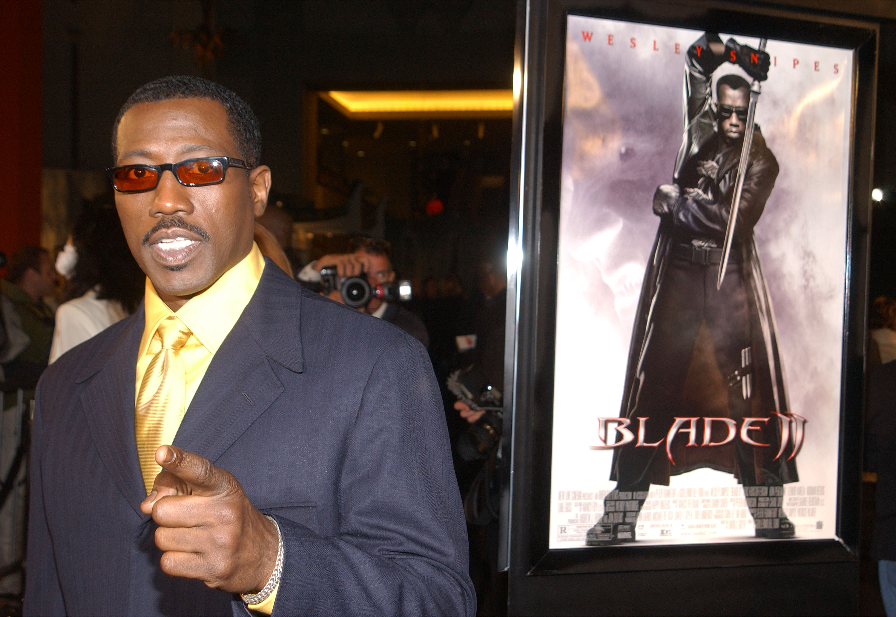 Wesley Snipes at the Blade 2 premiere