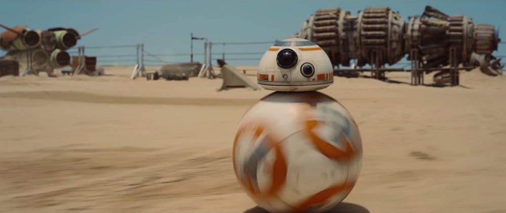 BB-8 in The Force Awakens