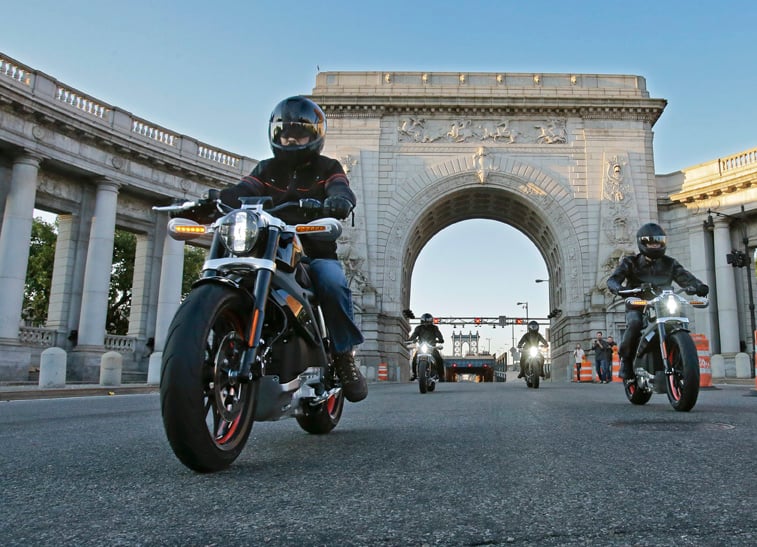 Harley-Davidson Project Livewire in New York