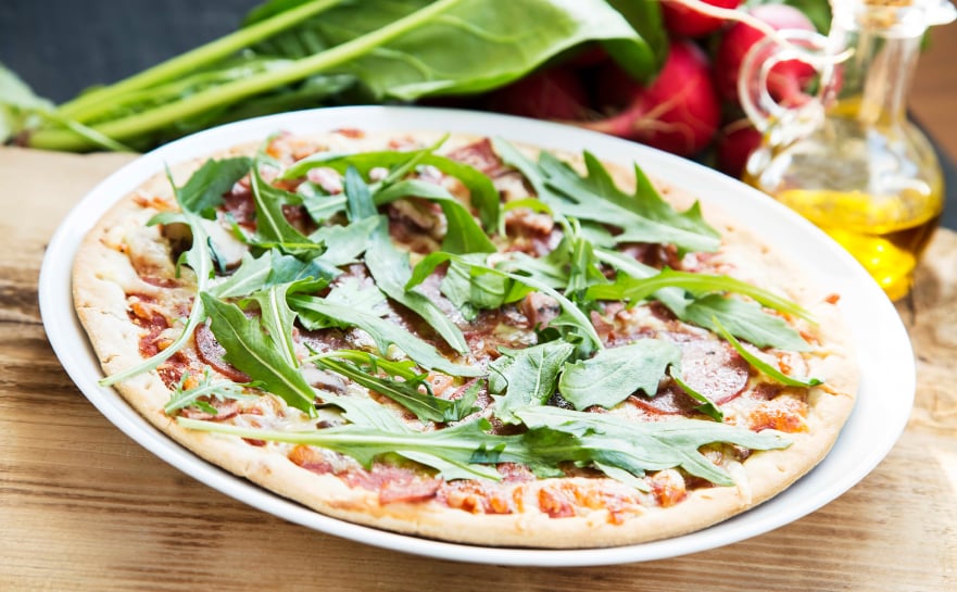 fresh herb pizza