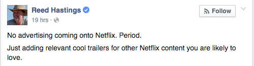 Reed Hastings - Netflix CEO