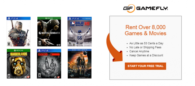 video game rental
