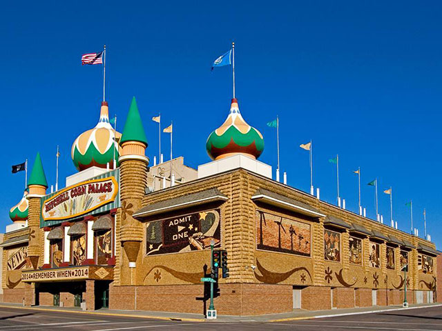 corn palace, South Dakota