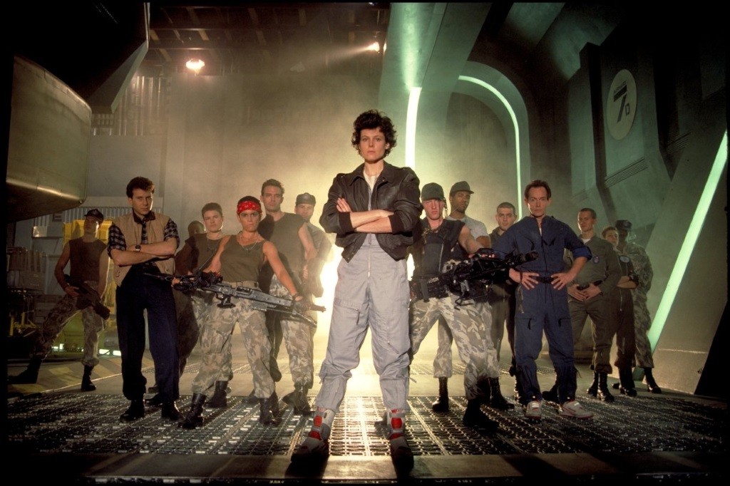 Aliens - 1986 - cast photo