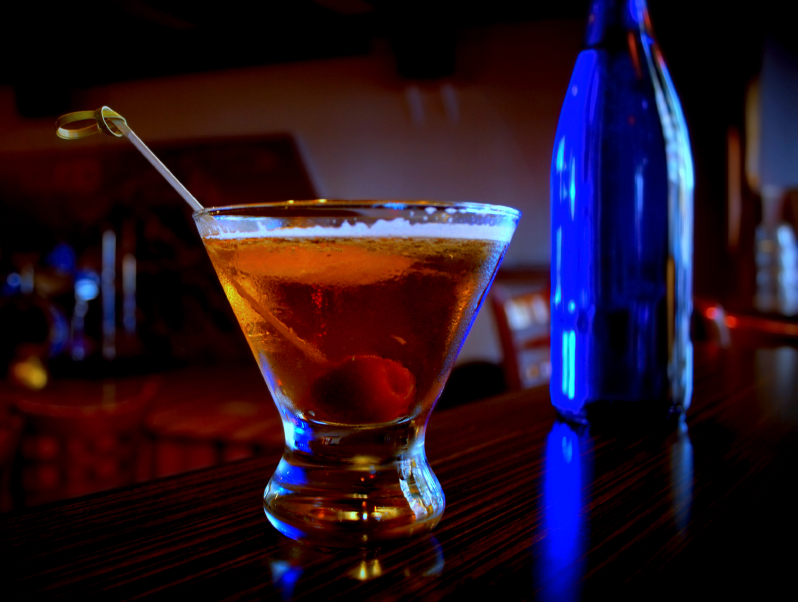 Cocktail, drink, Manhattan
