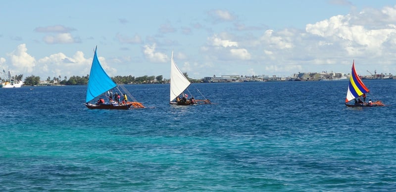 boats in the ocean